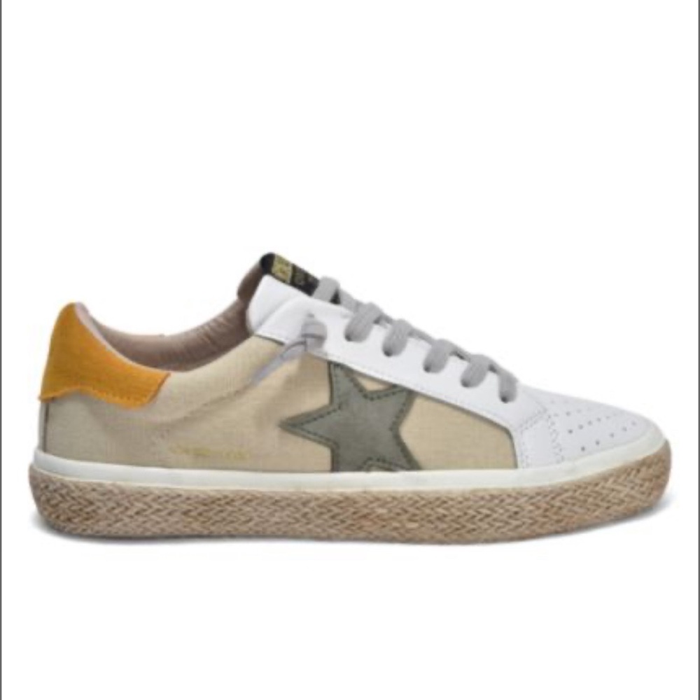 Mona Leather & Canvas Sneaker